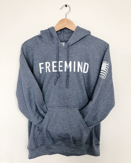 FREEMIND Hoodie | Heather Blue