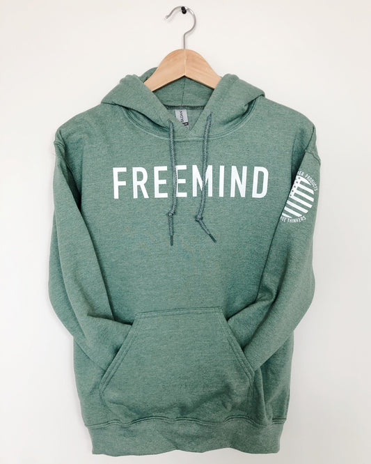 FREEMIND Hoodie | Heather Green